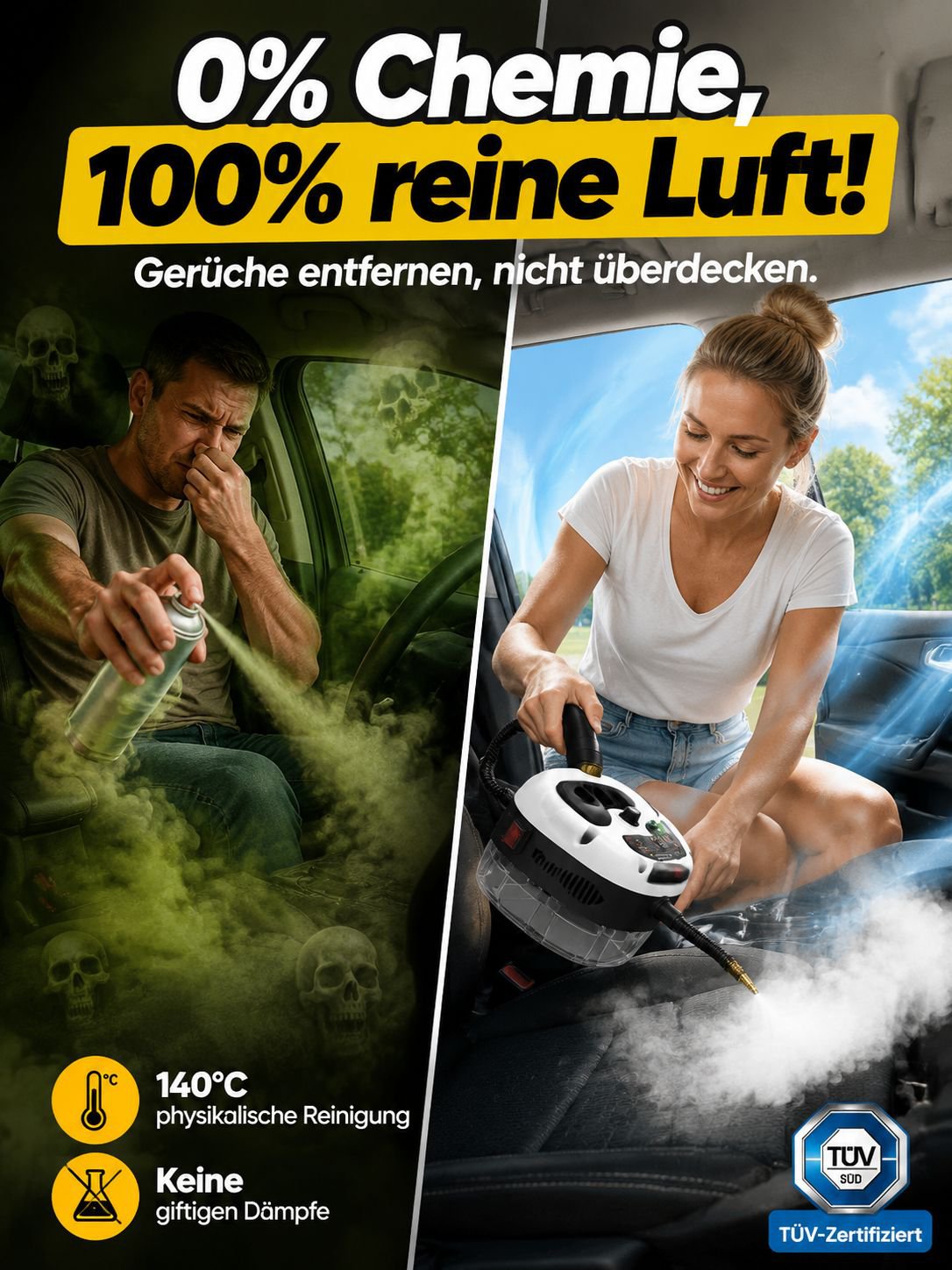 Hochtemperatur-Hochdruck-Dampfreinigungsgerät
