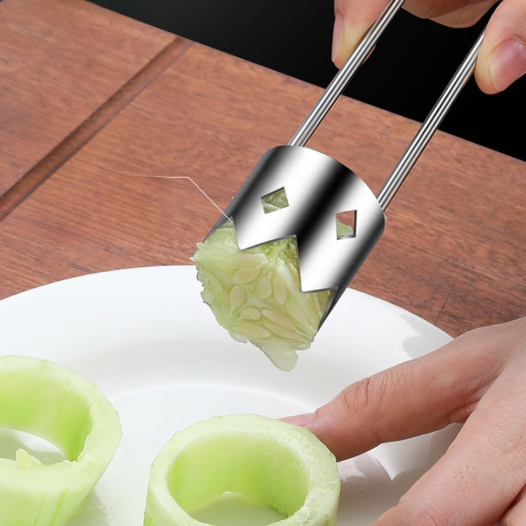 ステンレス製フルーツ種取り器