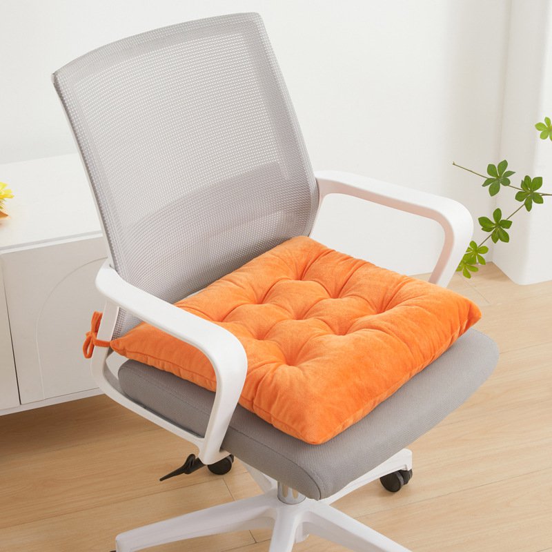 Crystal velvet seat cushion