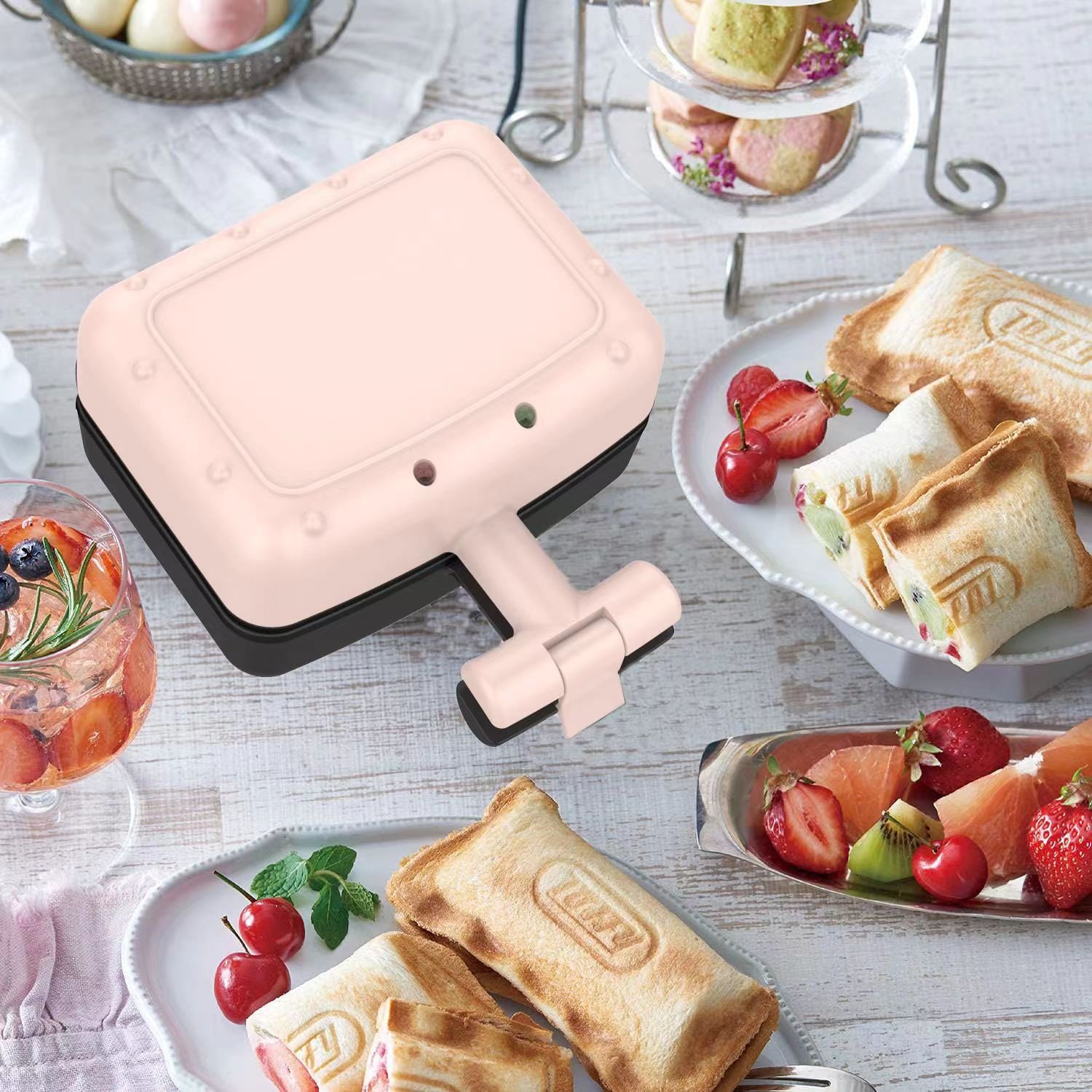 Appareil à hamburger léger pour petit-déjeuner rapide