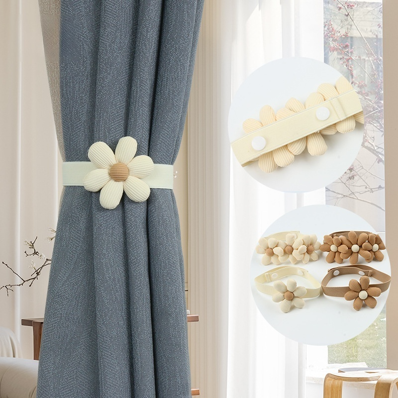 Cotton-Linen Curtain Tie-Backs