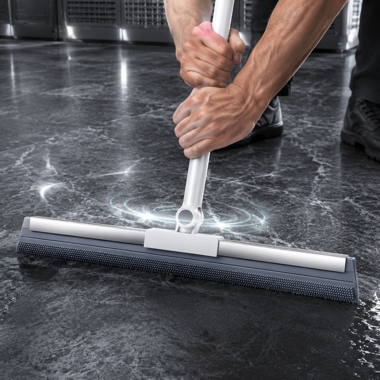 Magic Broom and Mop 2-in-1 Floor Scraper