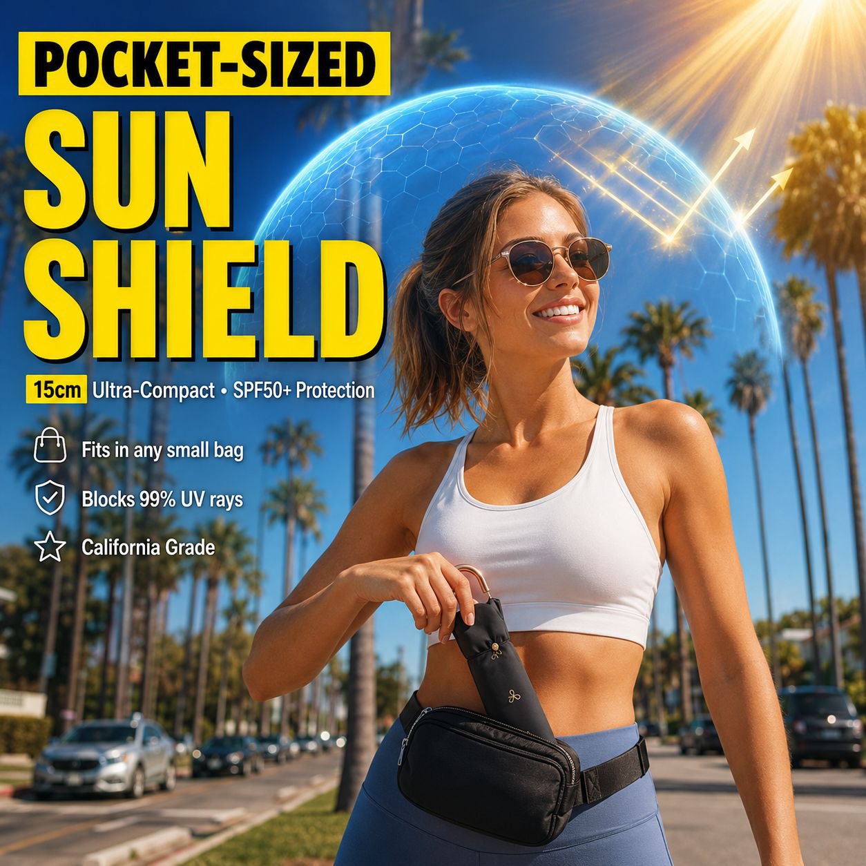 Portable Ultra-light Foldable Sun Umbrella
