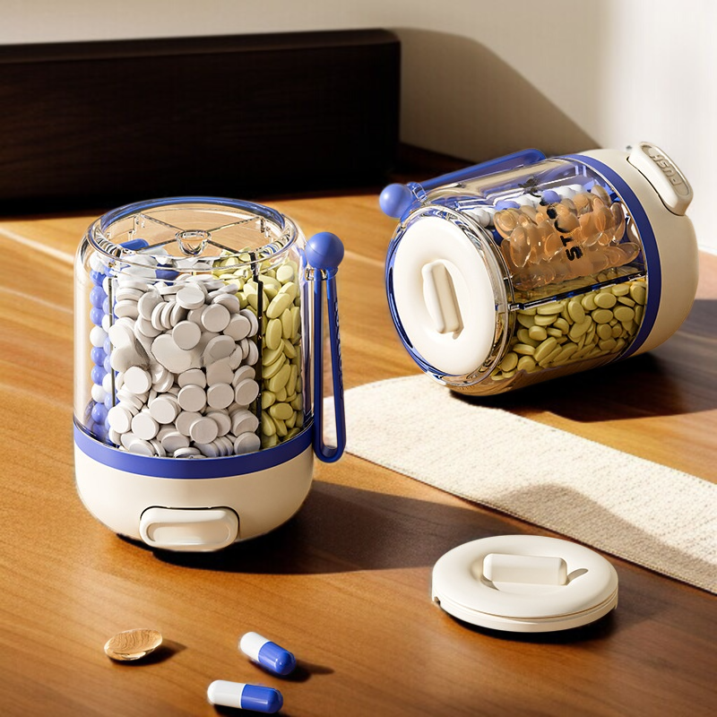 1일 3식 약품 소분함 내부 구조