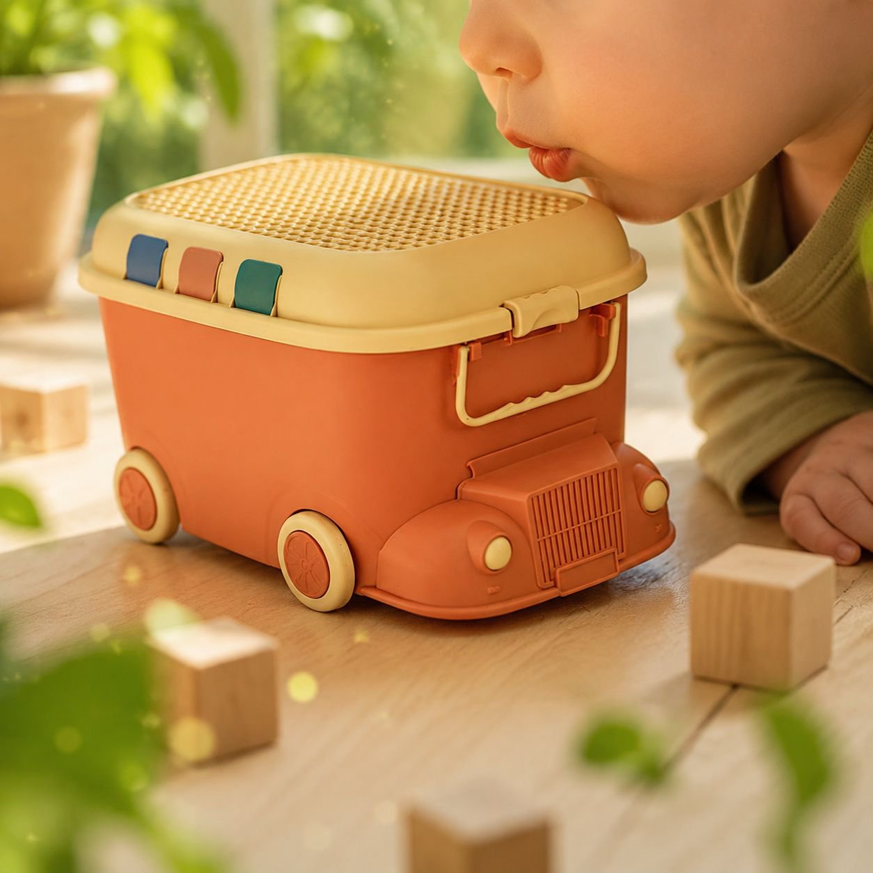 Utilisation polyvalente de la boîte de rangement