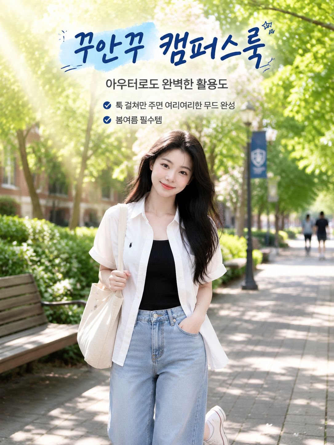 미니멀한 반팔 상의