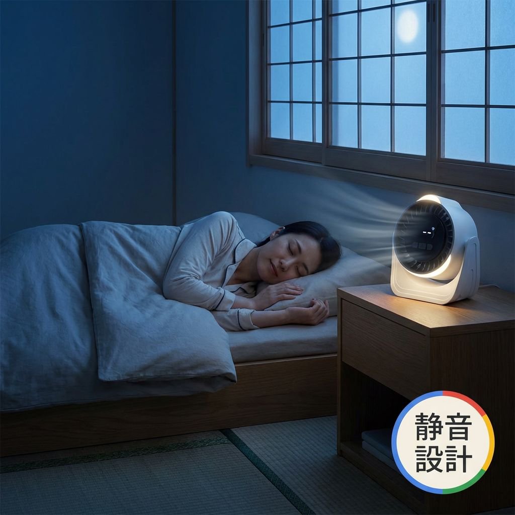 家庭用卓上強力エアサーキュレーター