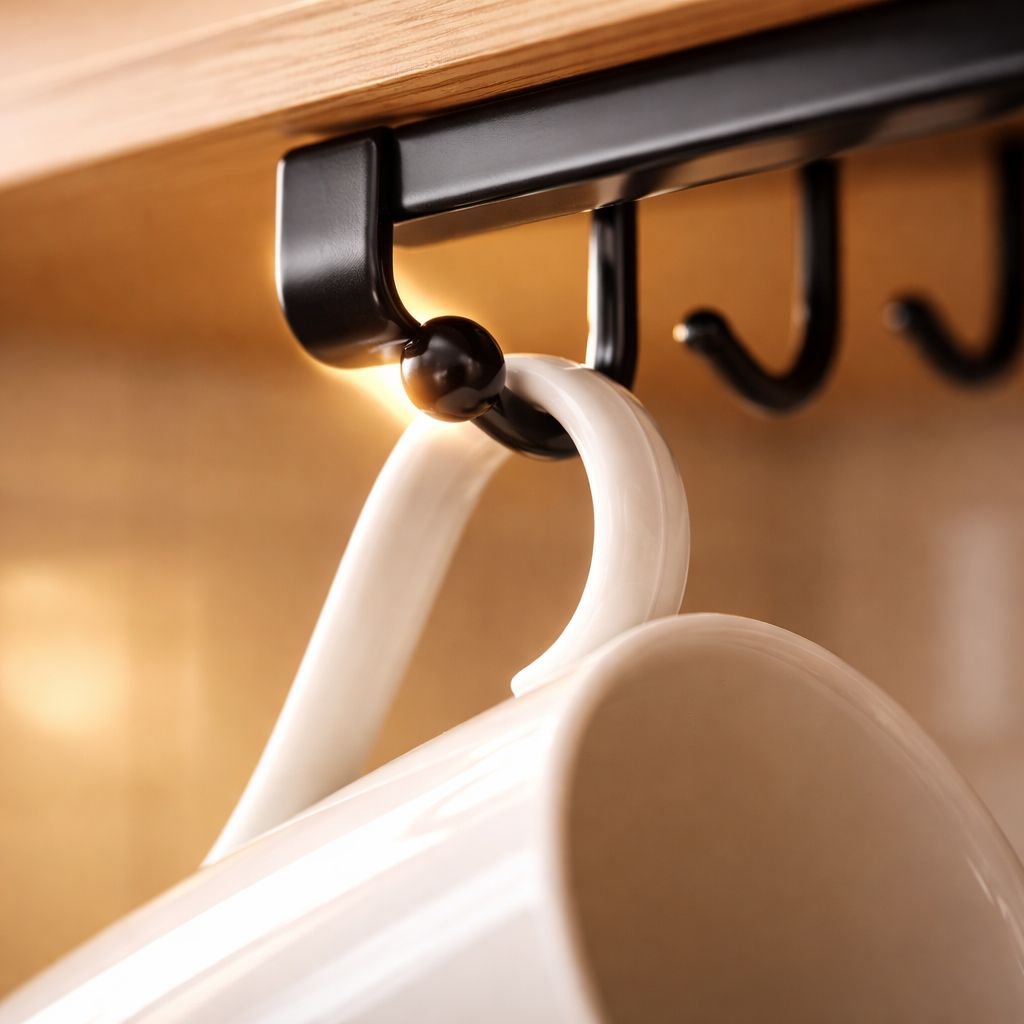 Compact wardrobe hook organizer for small spaces