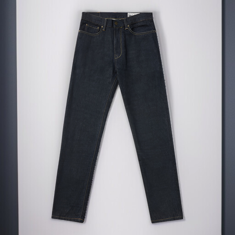 メンズ養牛デニムスキニージーンズ全体画像