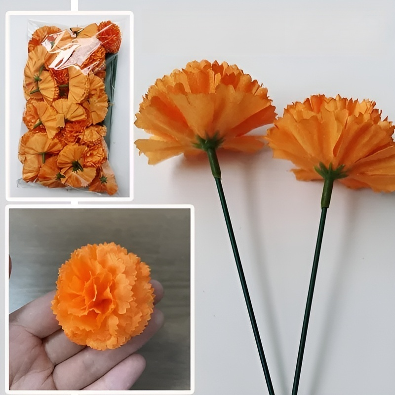 Halloween-Kranzset mit künstlicher Tagetes