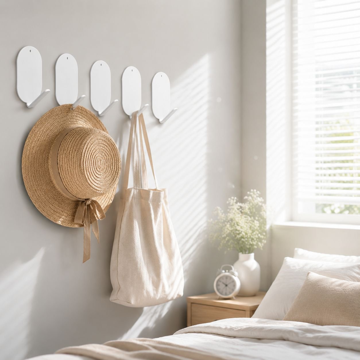 Easy to install stainless steel hooks for home use