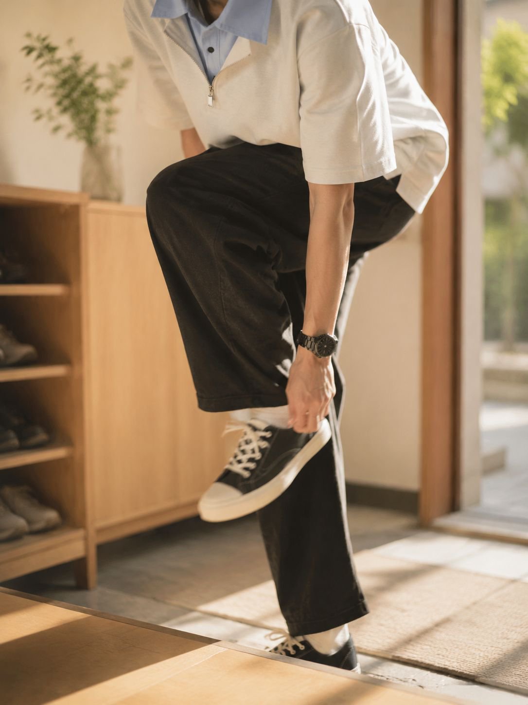 多用途に使えるメンズカジュアルシャツ