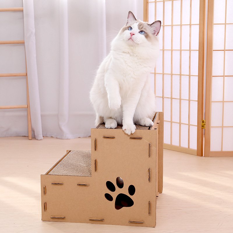 펫용 다층 골판지 고양이 하우스