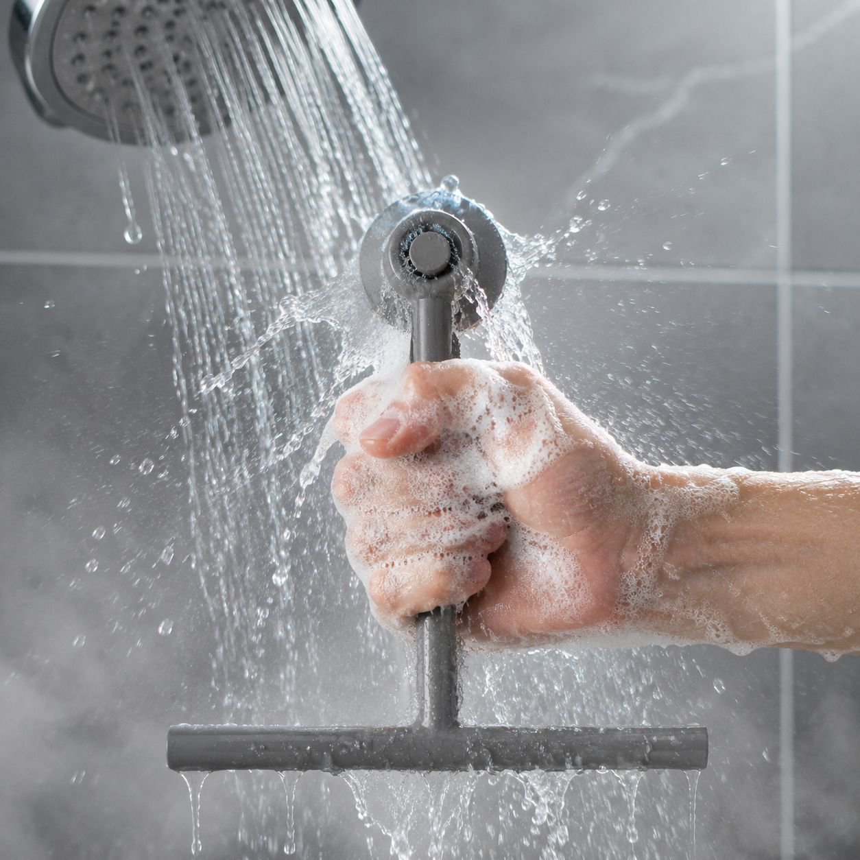 Einseitiger Silikon-Glaswischer Boden Küche Bad WC-Reiniger Autofensterwischer