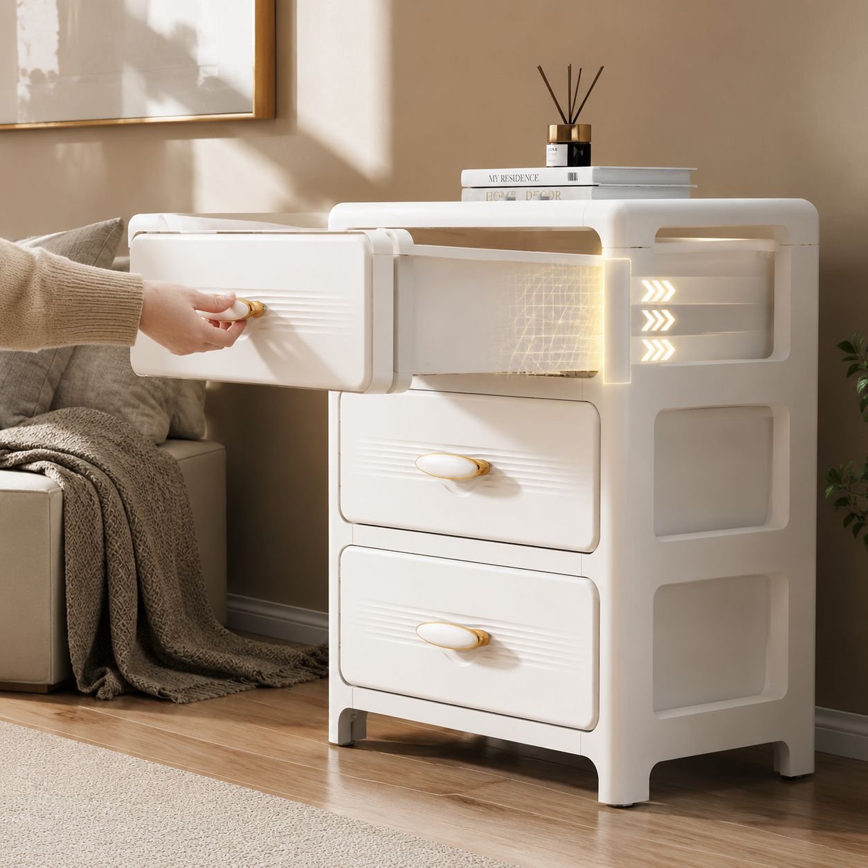 Meuble de rangement gain de place pour chambre ou salon