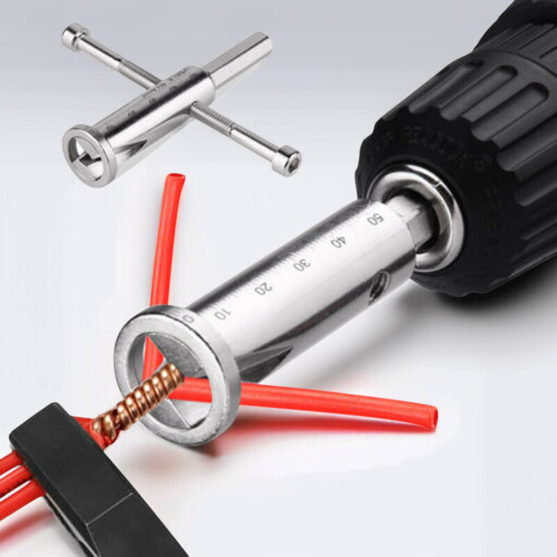 Automatischer abisolierfreier Drahtparallelisierer Manueller Elektriker-Klemmenblock 254 Vierkantabi