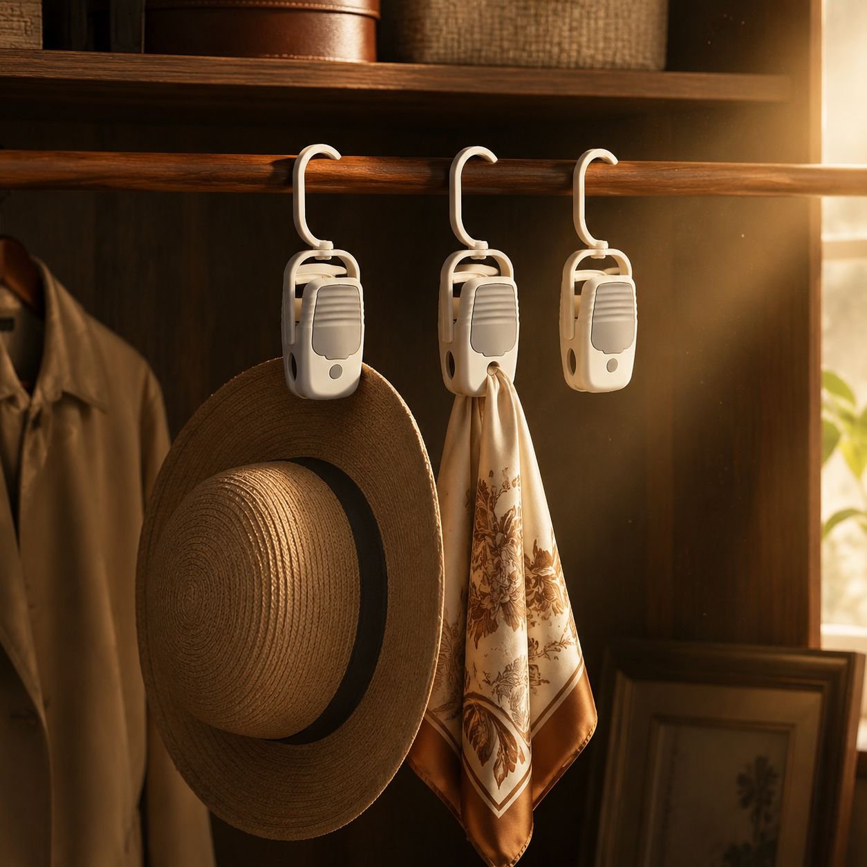 Versatile clothespin for laundry and organizing