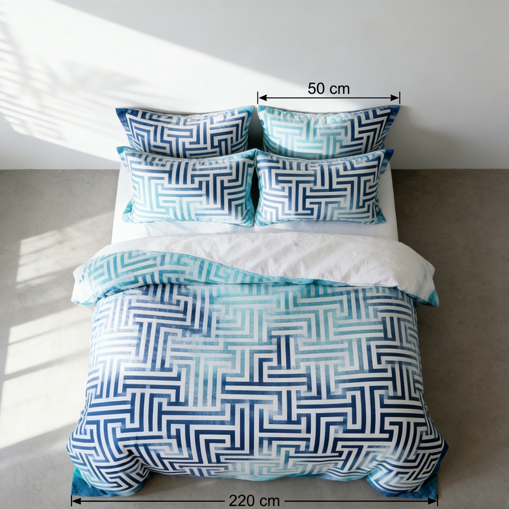 Σετ σεντόνια με απλή γραμμή σε ουδέτερο χρώμα