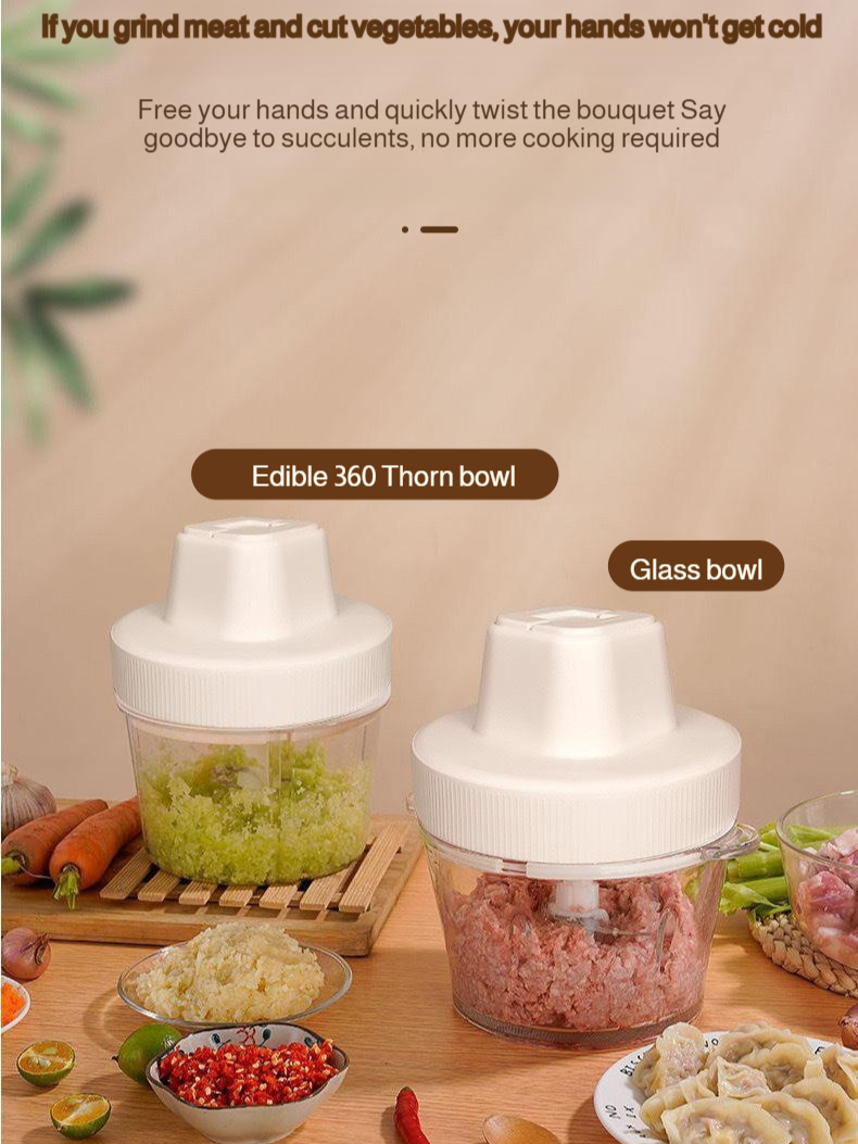 Hachoir à viande multifonction électrique domestique automatique 2L