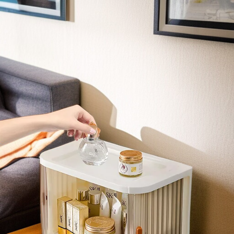 방진 기능이 있는 탁상 수납함