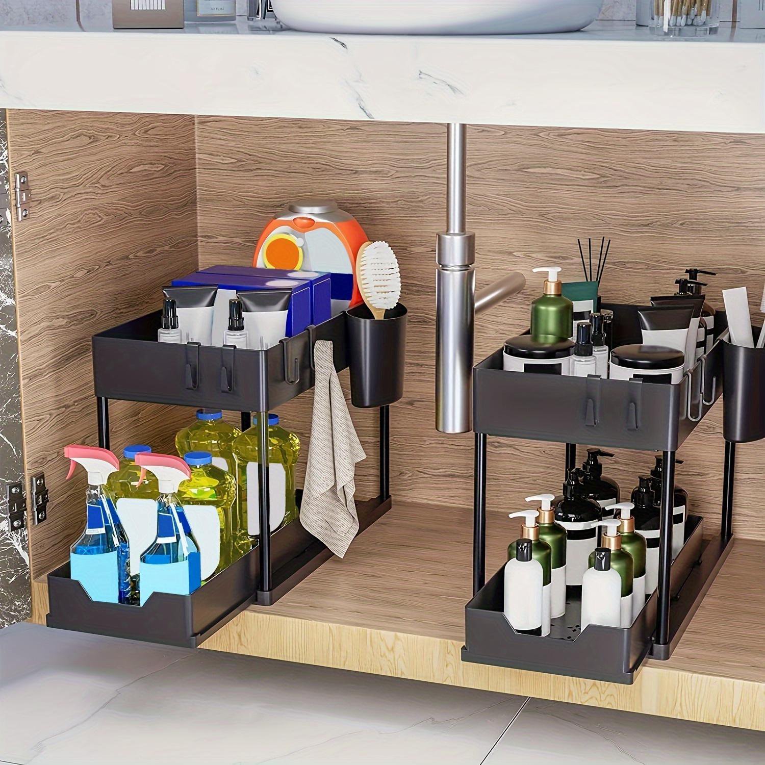 Two-Tier Pull-Out Under-Sink Organiser