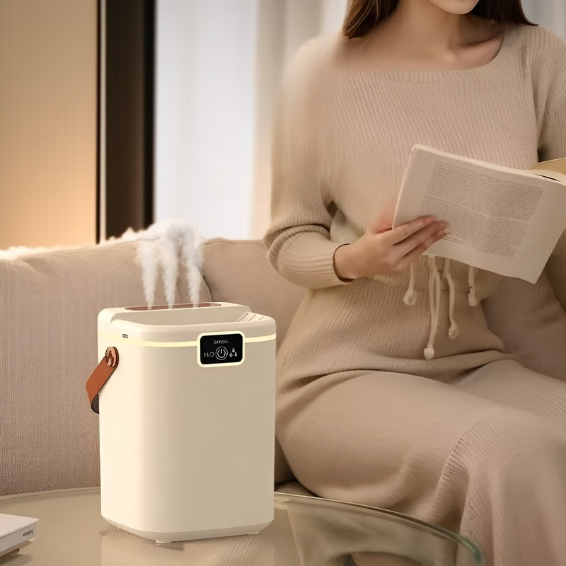 스프레이 기능 작동 중인 가습기