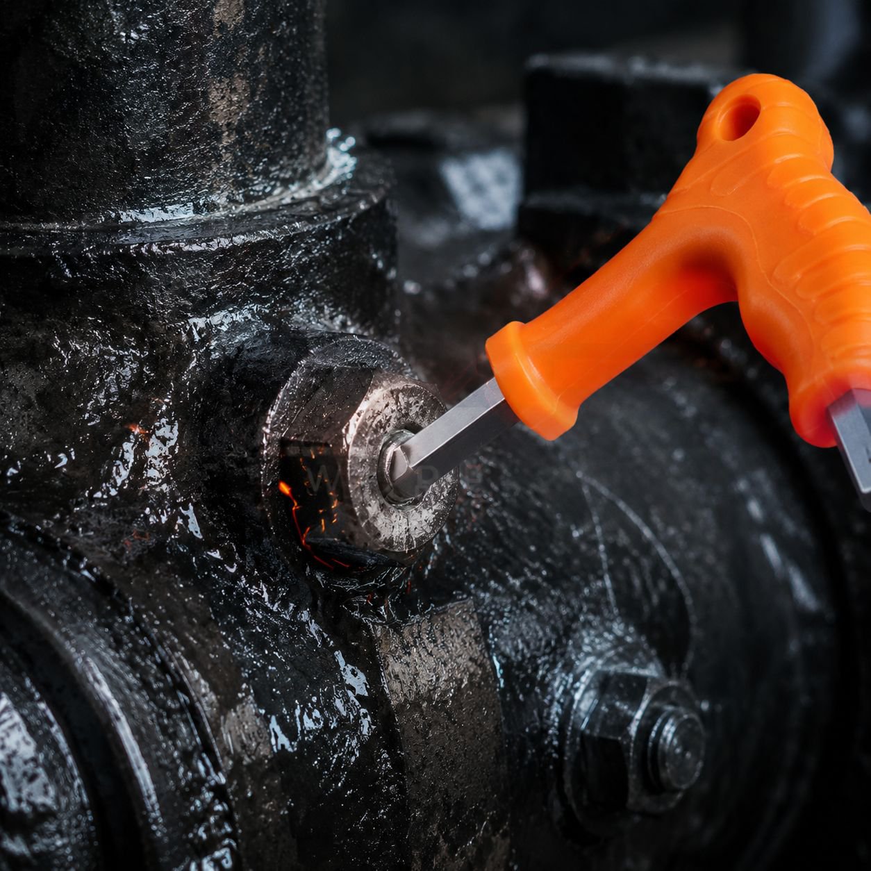 Professional use of ball end hex key wrench