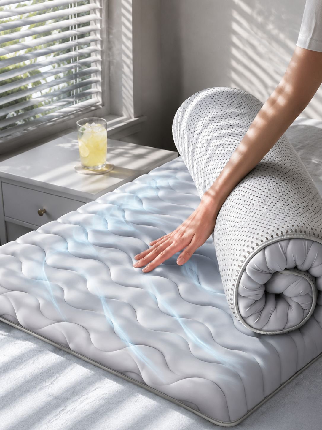 Breathable cover dorm bunk bed mattress