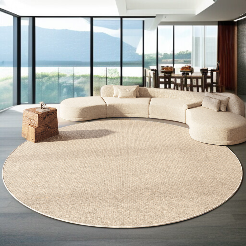 ベッドルームの高級ベッドサイドラグ