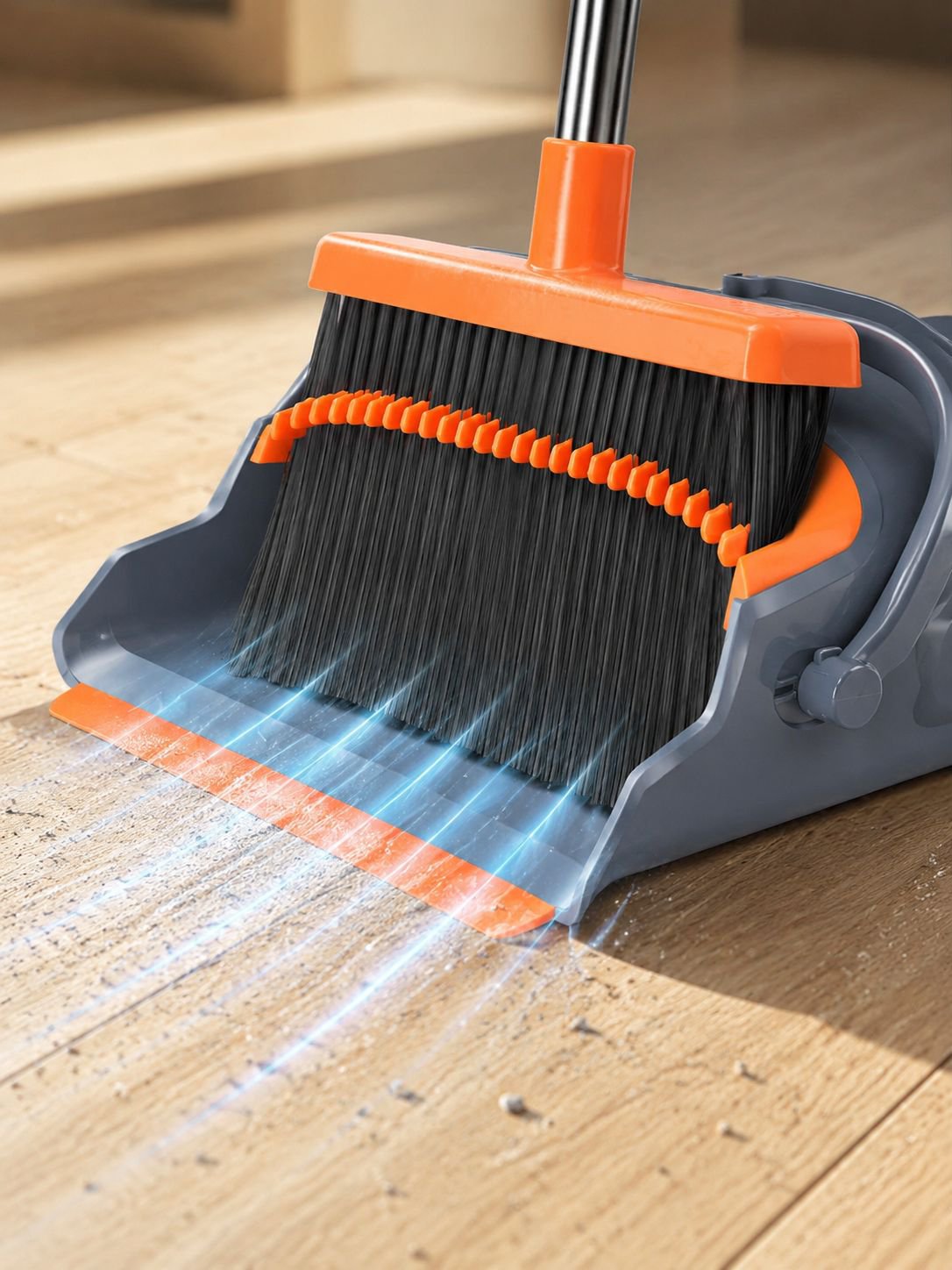 space-saving stainless steel cleaning set