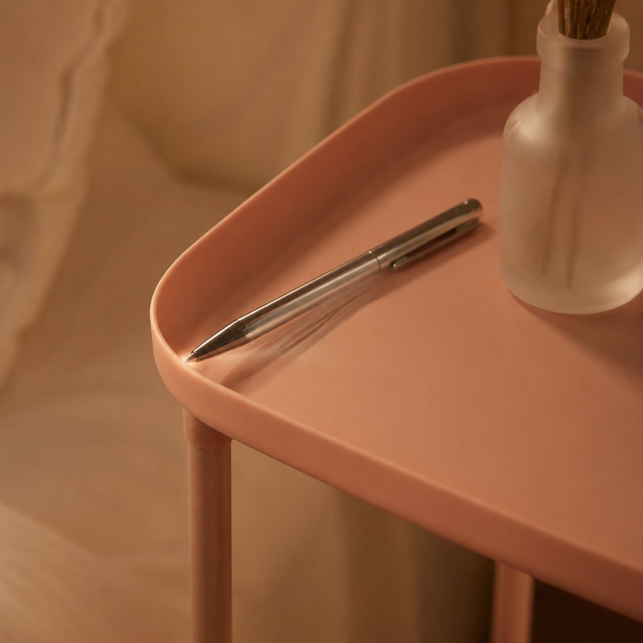 Multi-functional tea table in minimalist design