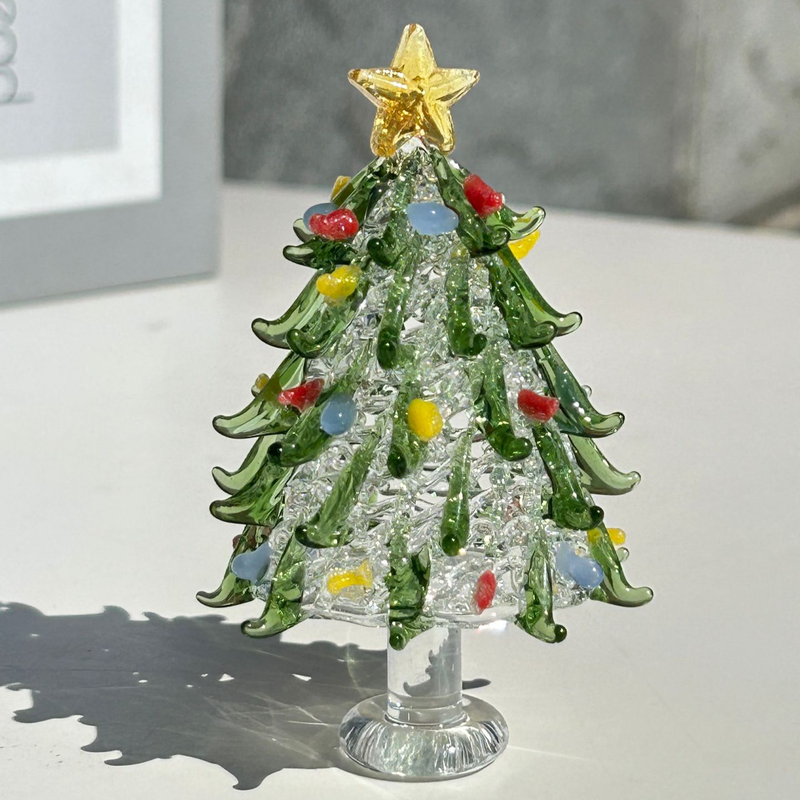 Handmade glass Christmas tree
