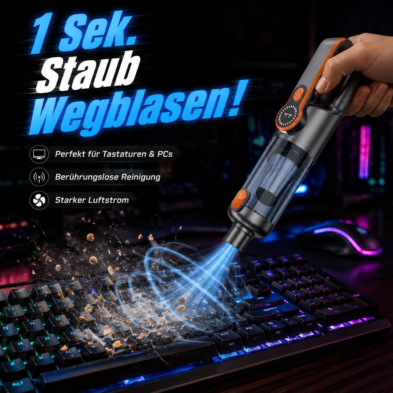 Multifunktionaler bürstenloser Motorreiniger