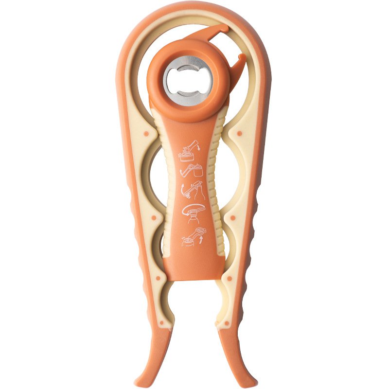 Anti-slip multi-functional can opener