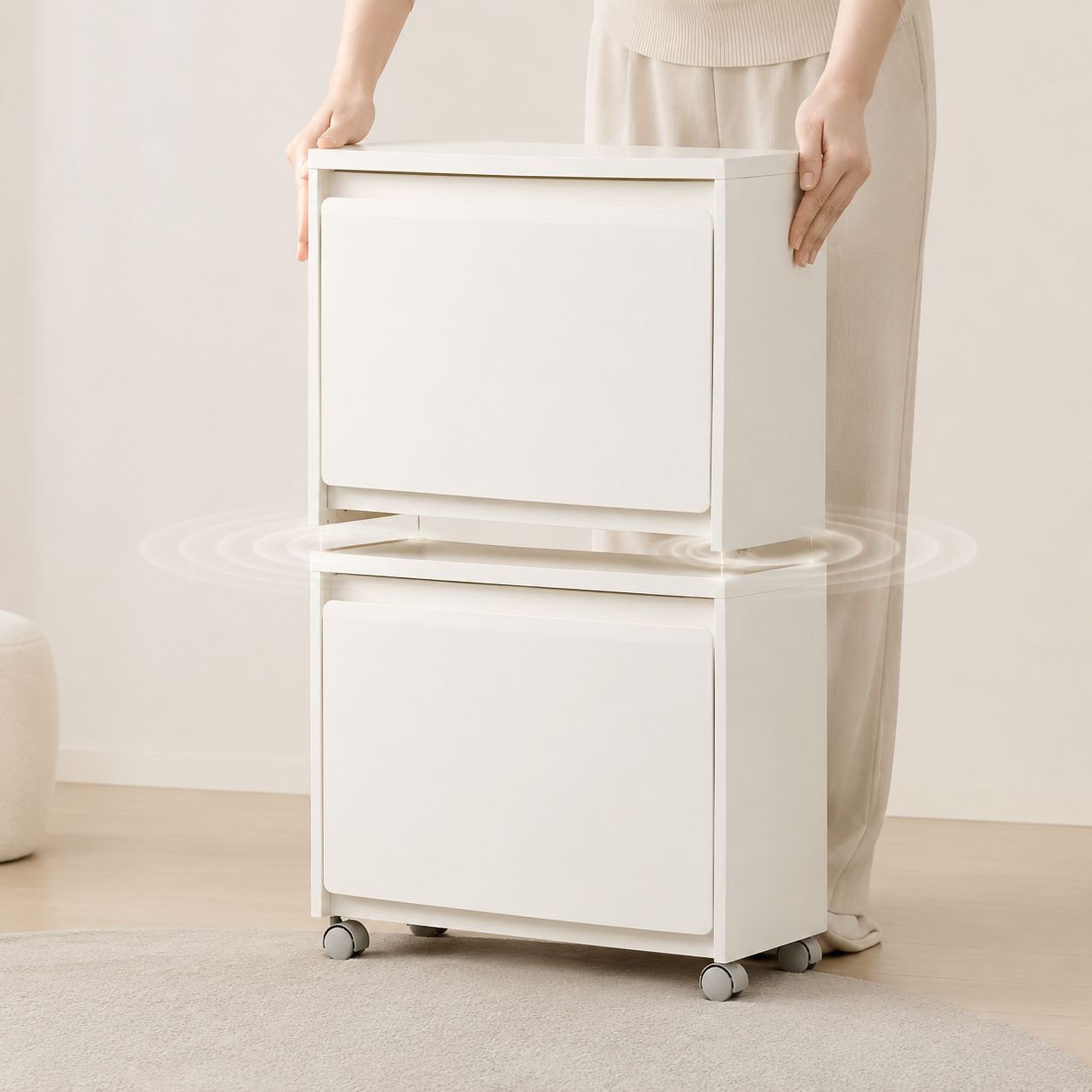 Robuster Aufbewahrungsschrank mit Rollen