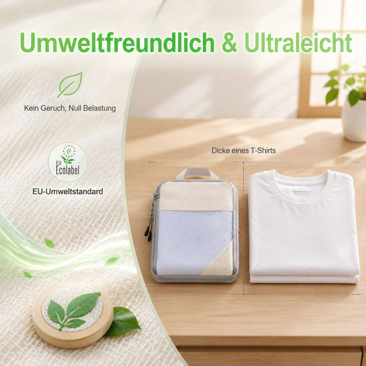 Tragbare Reise-Kompressionstasche