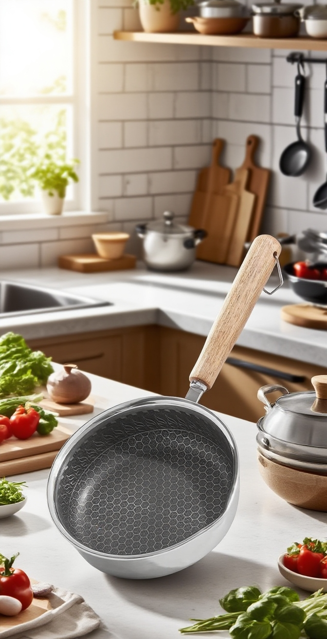 Pánev Splash na smažení vhodná pro indukci