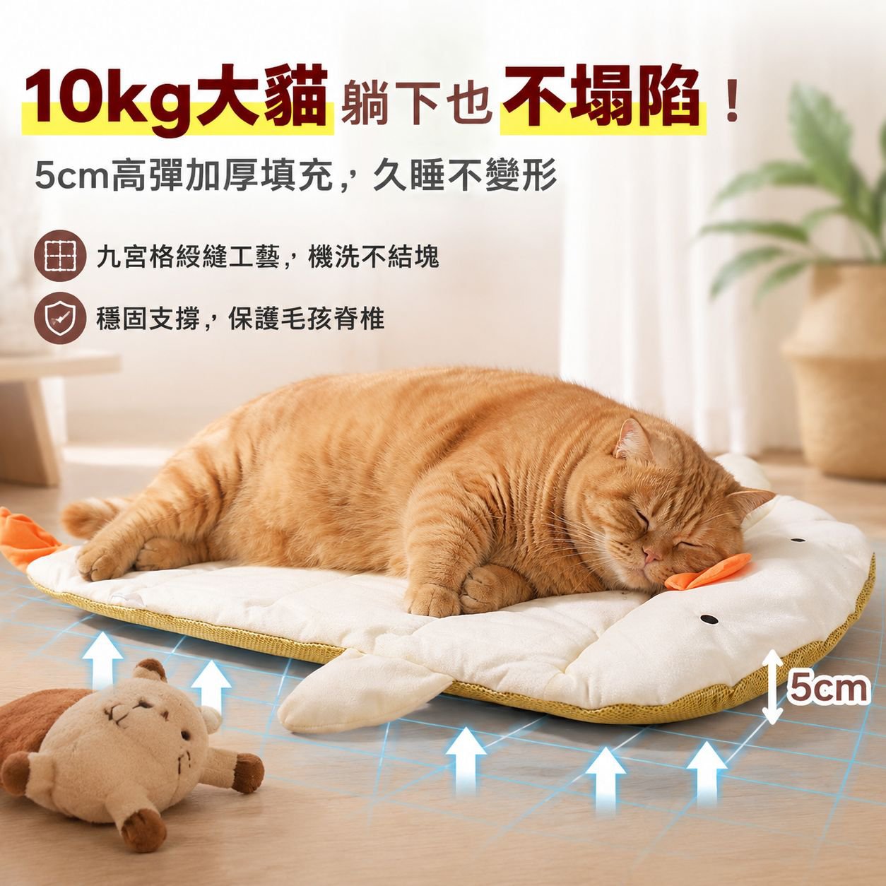 貓狗通用中小型犬夏季涼感睡墊