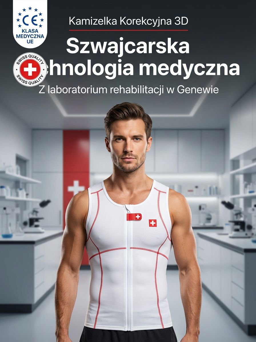 Kamizelka modelująca dla mężczyzn przemiana w mężczyznę w sekundę