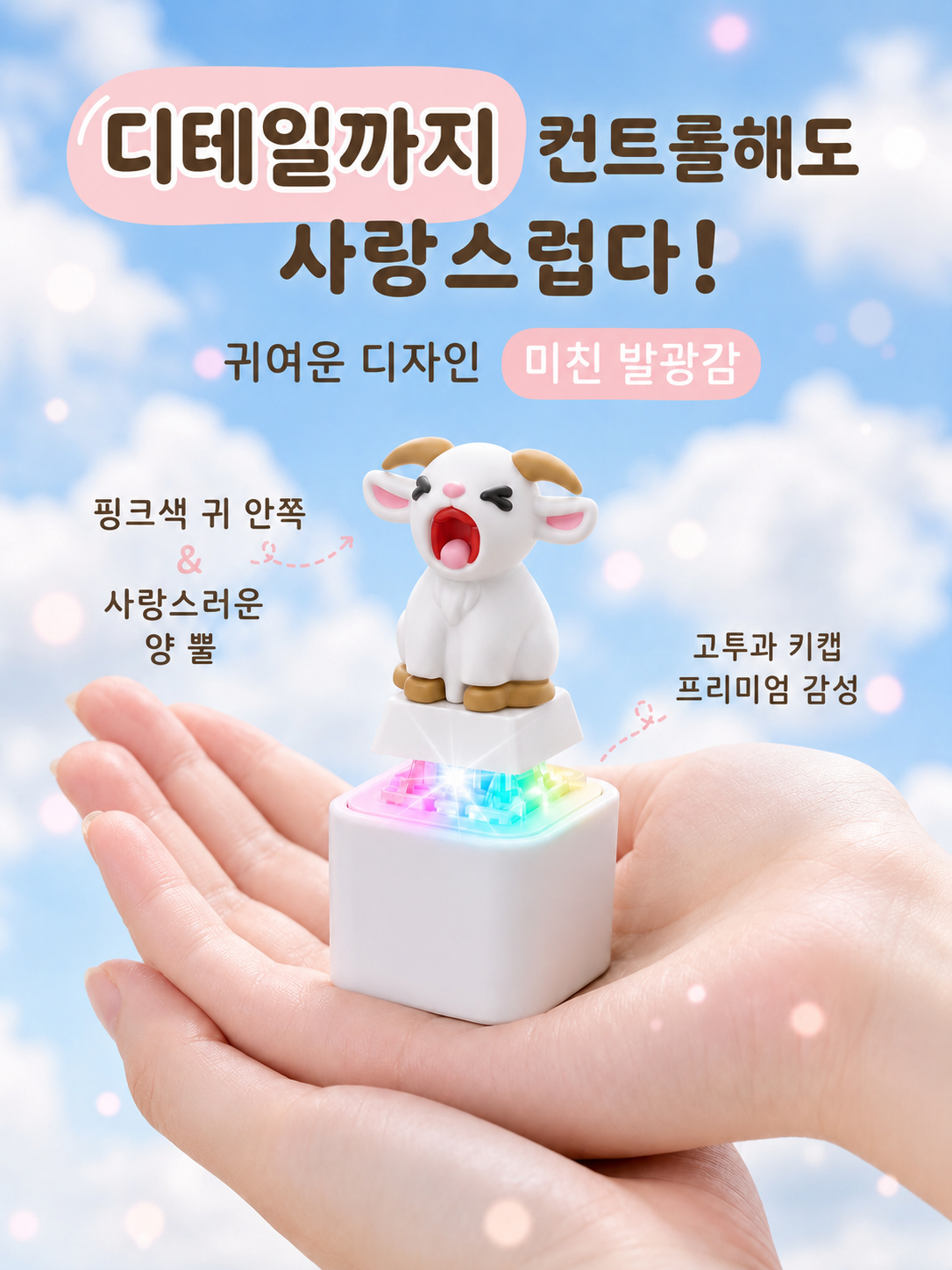 양 캐릭터 사운드 키체인 선물 추천