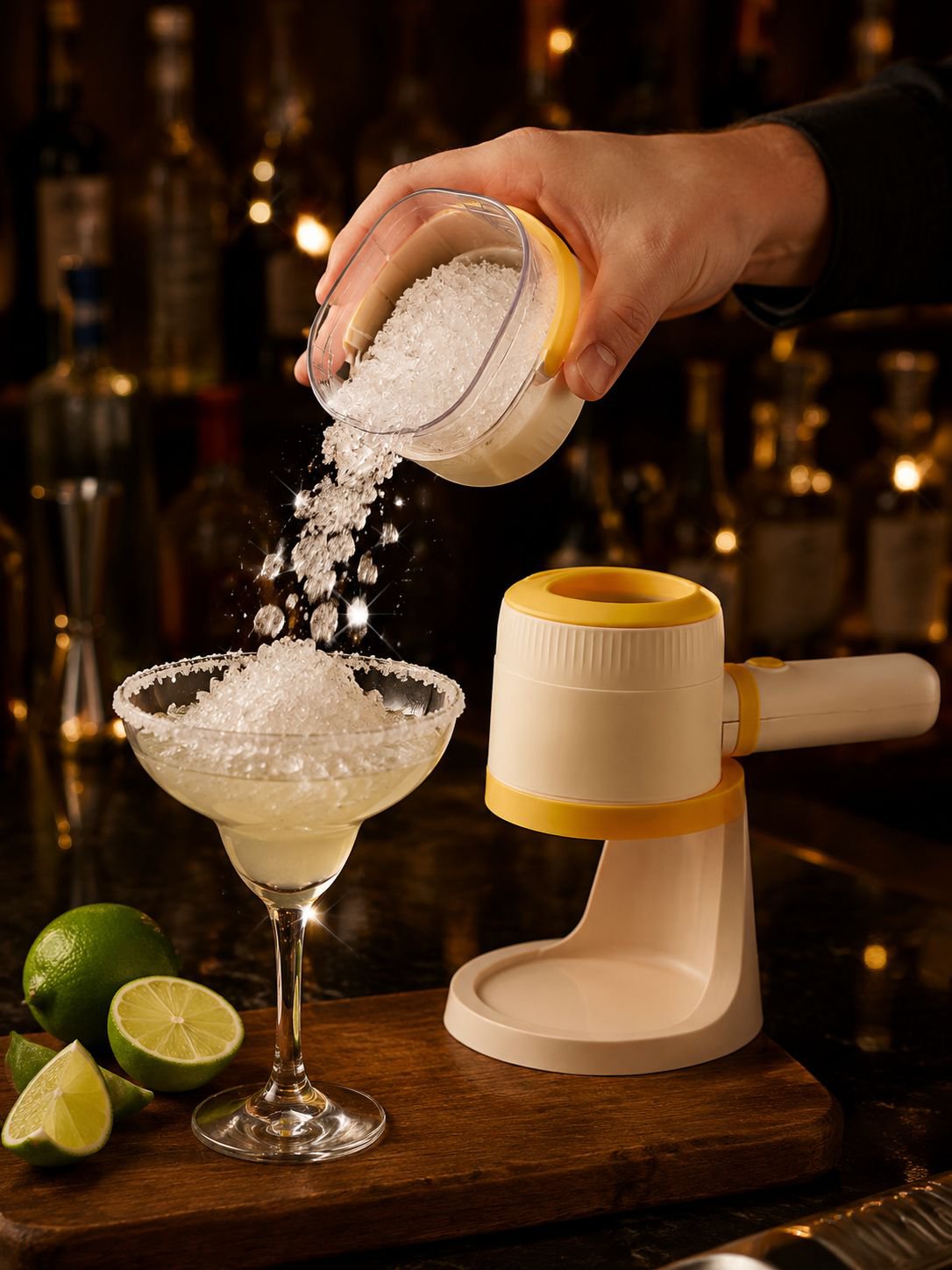Home kitchen electric ice crusher for drinks
