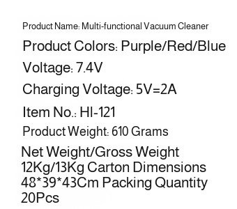 High Power Car Vacuum Cleaner in action