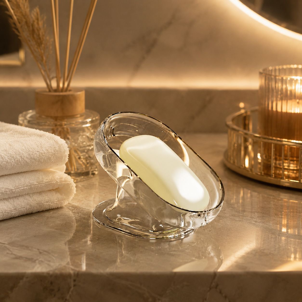 Durable and stylish soap tray for home