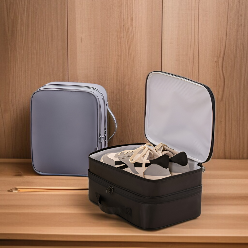 旅行に便利な靴収納バッグの使用例