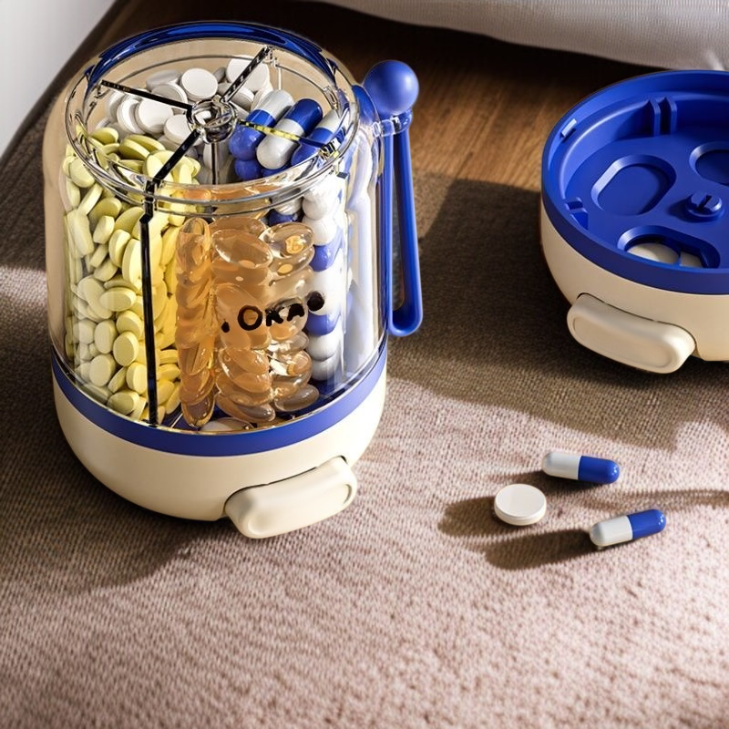 분약통 압착식 개폐 방식 설명