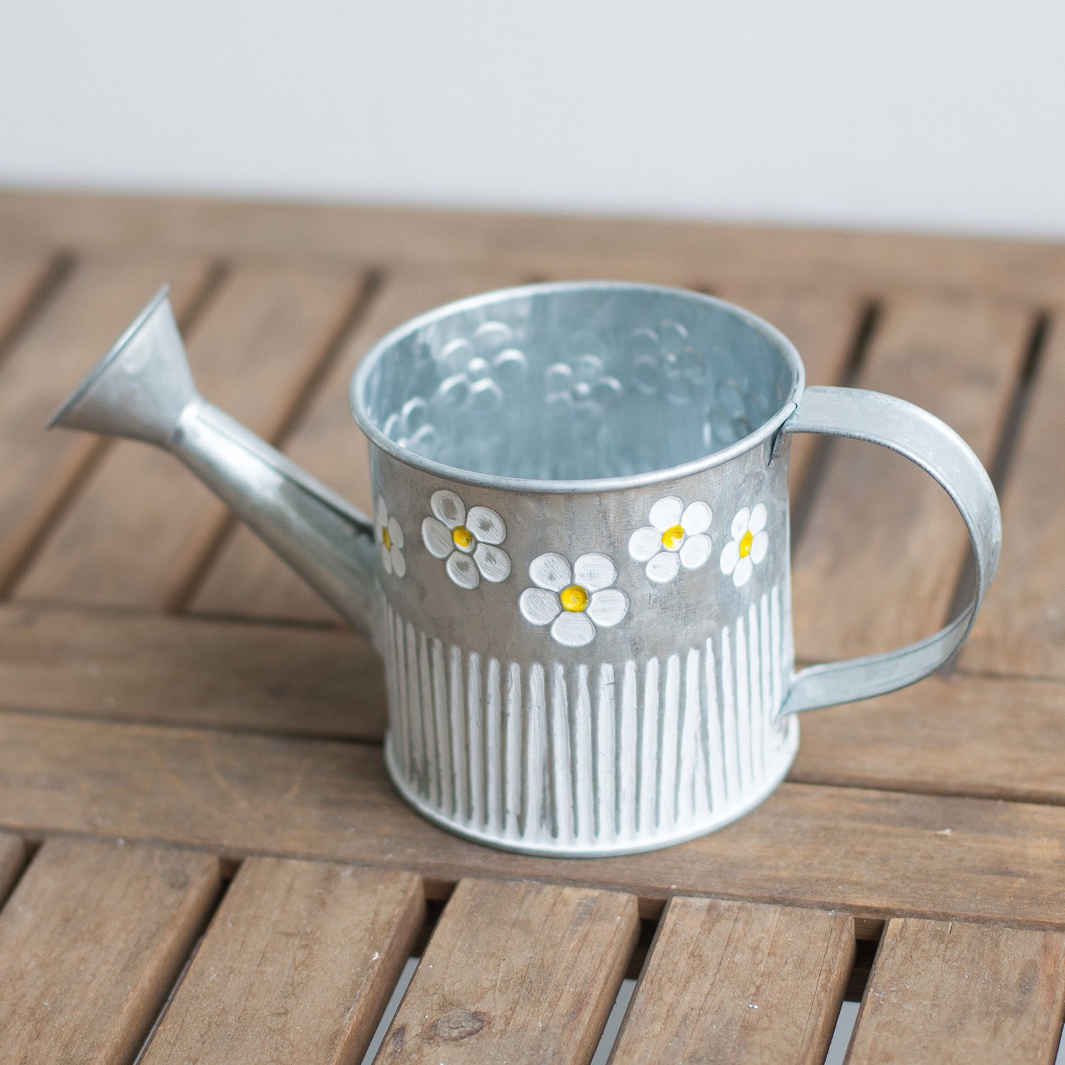 Vase en métal pour fleurs séchées et fraîches