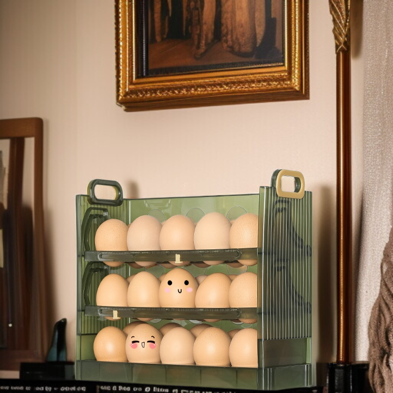 주방에 놓인 접이식 계란통