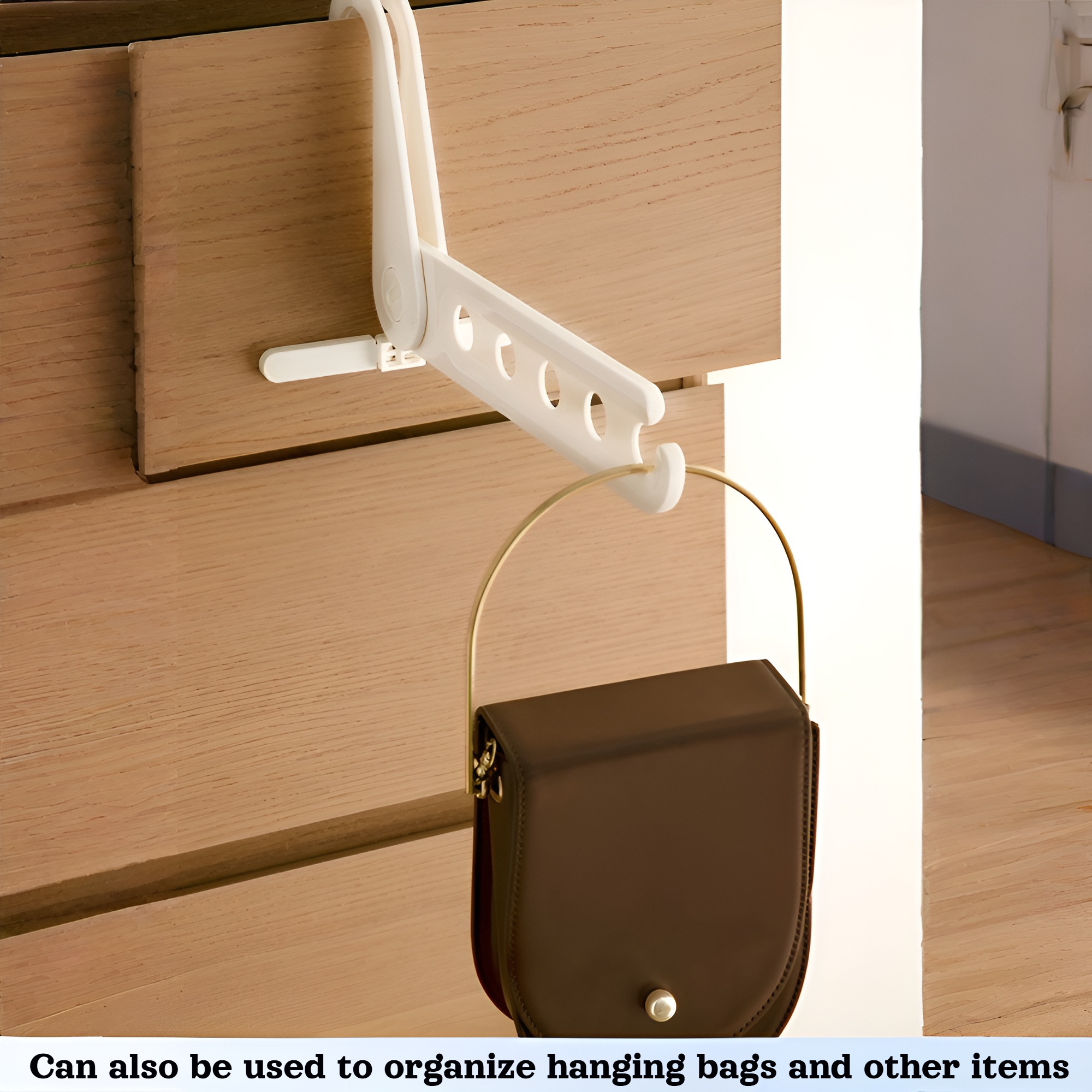 Foldable travel hanger household clothes hanger portable travel hotel multifunctional clothes drying