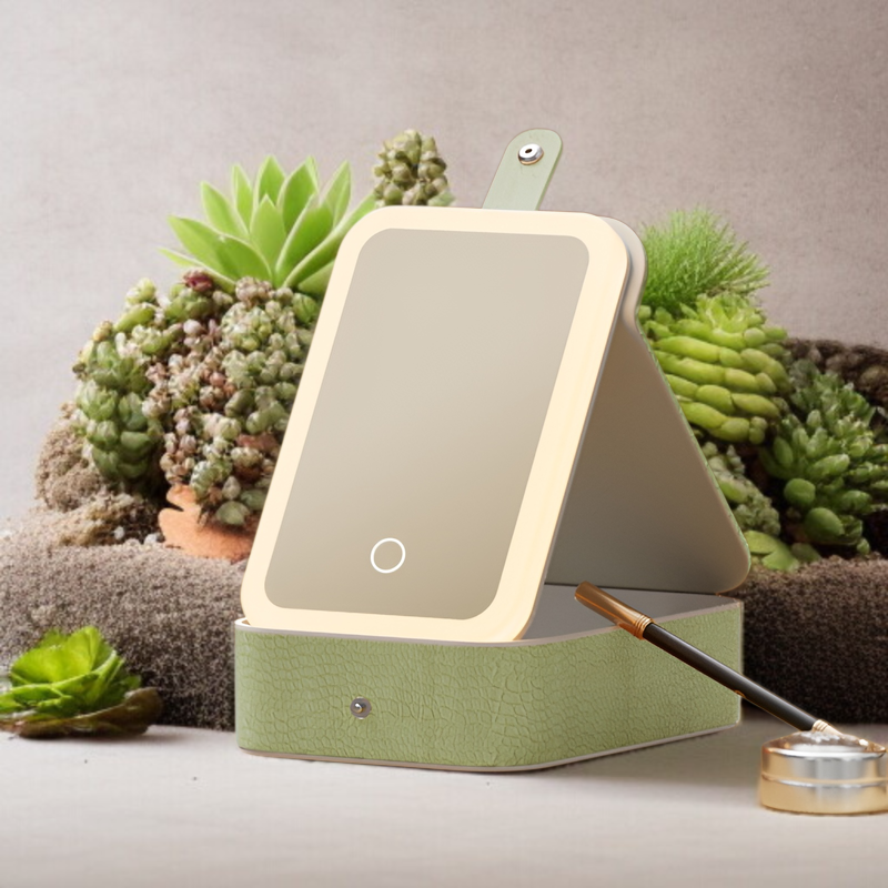 仕切り付き大容量化粧品収納ボックス