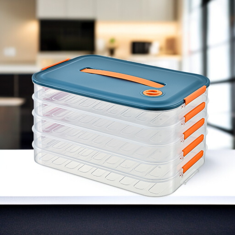 주방에서 사용하는 만두 신선도 유지 용기